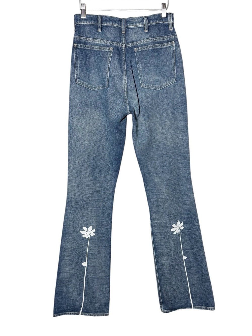 7 For All Mankind Easy Boot In Tea Party Exploded Floral Size 27 - Picture 3 of 12